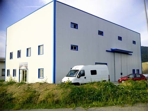 Bâtiment entrepôt de structure en acier préfabriqué à faible coût