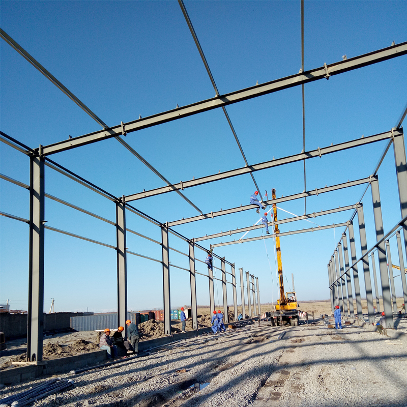 Construction Préfab Building Building Steel Structure Warehouse