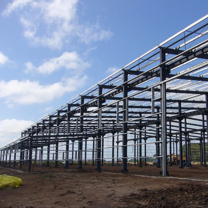 Atelier de structure en acier préfabriquée résistance au vent à faible coût