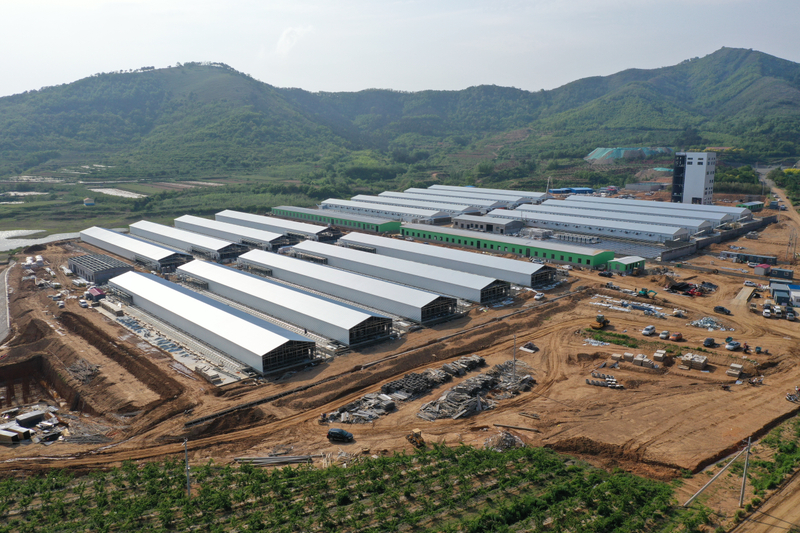 Structure en acier préfabriquée 