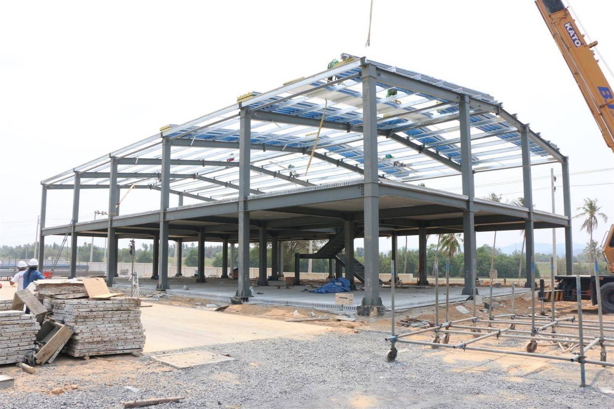 Entrepôt de structure en acier de construction pour le bâtiment des instruments médicaux