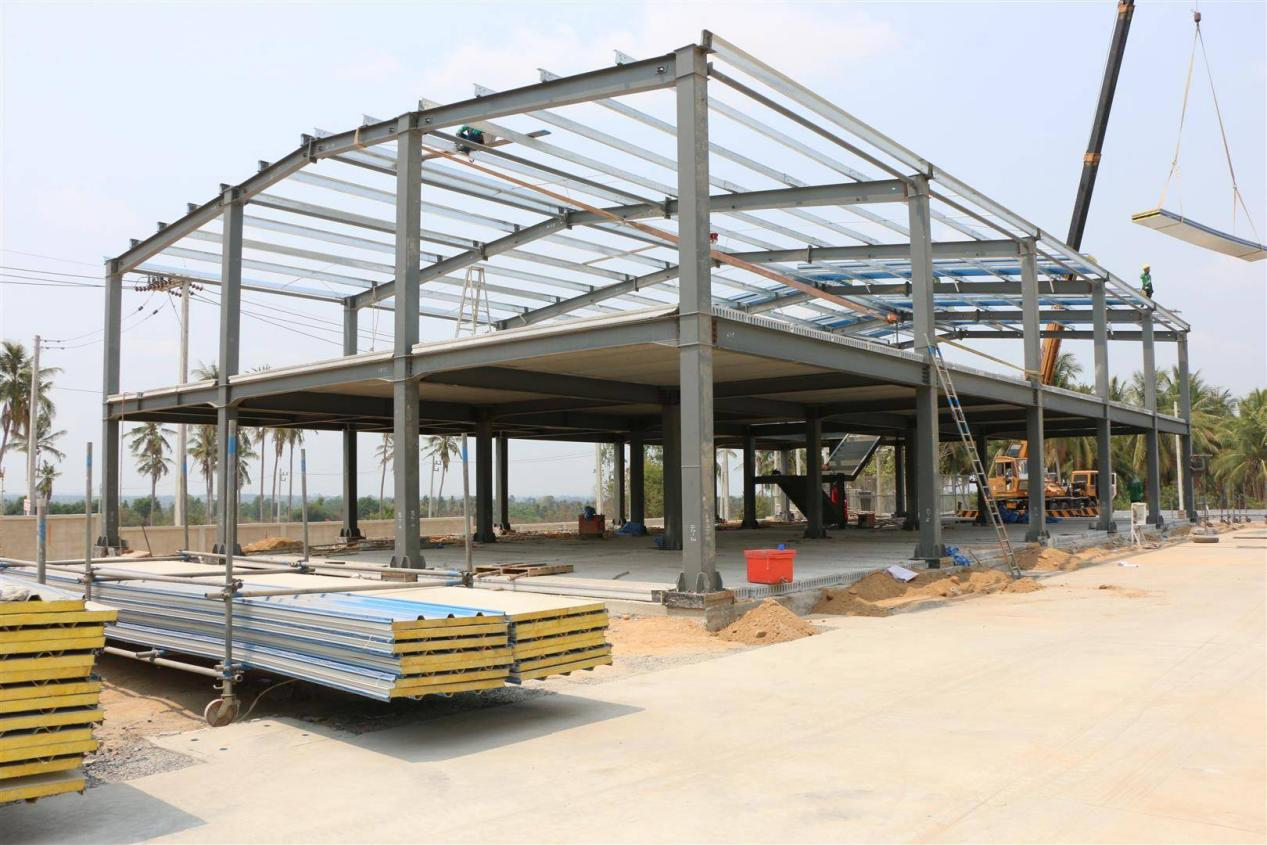 Entrepôt de structure en acier de construction pour le bâtiment des instruments médicaux