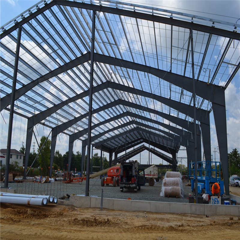 Bâtiment d'atelier de structure en acier préfabriqué 