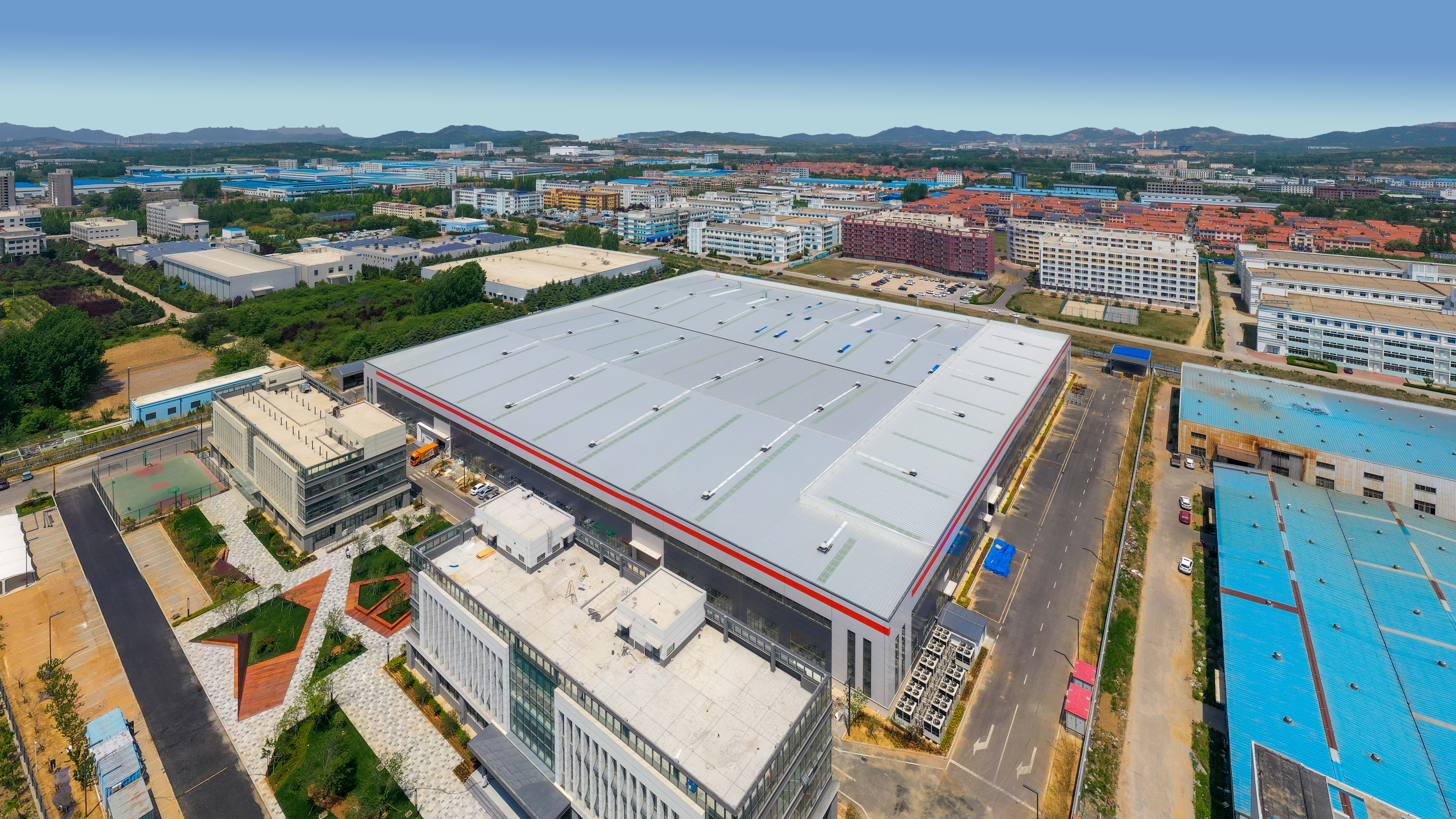 Entrepôt de structure en acier métallique préfabriqué industriel 